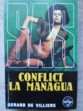 Conflict la Managua - Gerard de Villiers, SAS, Editura Tinerama, 2000, Carte Politista, Romana, Paperback