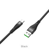 Cablu Incarcare USB la USB Type-C HOCO U53, Flash 5A, 1.2 m, Negru