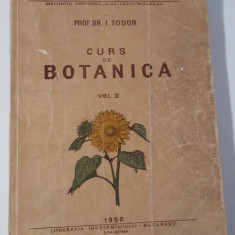 Carte veche I Todor Curs de botanica 1956