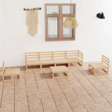 Set mobilier de gradina, 7 piese, lemn masiv de pin GartenMobel Dekor, vidaXL