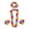 Set Accesorii Deghizare Flori Havaiene Multicolor, 4 Buc, Oem