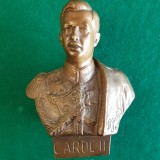 Cumpara ieftin IOAN DIMITRIU - BĂRLAD - sculptor - statuetă bust - CAROL II - 1938 - bronz