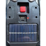Triunghi reflectorizant LED cu incarcare solara si USB