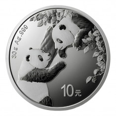 China - 10 Yuan - Panda 2023 - Moneda de argint