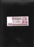 Bancnota RDG Germania 50 Mark 1971, Seria 5986668, DDR Marca Germana