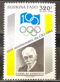 BURKINA FASO 1994 ANIVERSAREA COMITETULUI OLIMPIC