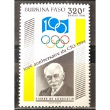 BURKINA FASO 1994 ANIVERSAREA COMITETULUI OLIMPIC