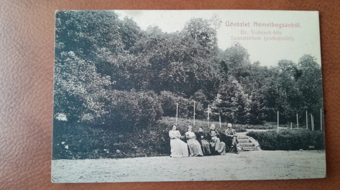 Carte postala, Bosca Montana Caras Severin, inceput de secol XX