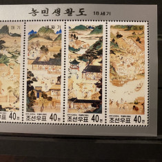 PC306 - Coreea de Nord 2000 Pictura, serie MNH, 4v