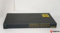 Switch Catalyst 2960 Cisco 2960-24TC-L cu 24 porturi Ethernet 10/100 si 2 porturi uplink 10/100/1000TX foto