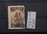 TS23 - Timbre serie Polonia - 1946 Mi 438, Stampilat