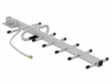 Antena exterior Yagi (Lora) LPWAN 806 - 896 MHz SMA plug 10dBi fixa directionala, Delock 12569