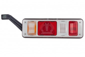 Lampa Krone LED 6 functii HYBRID stanga HELLA cu gabarit foto