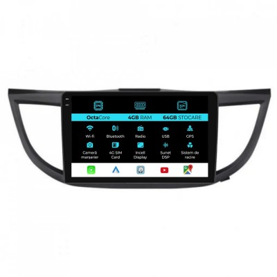 Navigatie Dedicata Honda CR-V (2012-2016), 9Inch, 4Gb Ram, 64Gb Stocare, Carplay foto