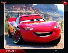 Puzzle cu rama, Fulger McQueen foto