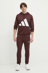adidas trening BL FT HD TS barbati, culoarea bordo, JI8867