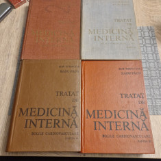 Tratat de medicina interna bolile cardiovasculare 4 volume Radu Paun