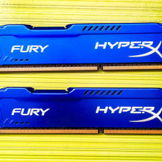 Memorie Kingston HyperX Fury Blue HX318C10FK2/8, 8GB DDR3 1866MHz, Dual Channel