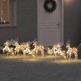 Cumpara ieftin Reni LED 7 buc. 40 LED-uri Multicolor 42 x 15 x 64 cm PET