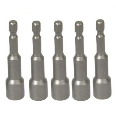 Set de biti tubulari magnetici Troy 22291, O 8 x 65 mm, 5 bucati foto
