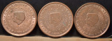 5 euro cent Olanda 1999, 2000, 2001, Europa