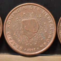 5 euro cent Olanda 1999, 2000, 2001