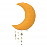 Cumpara ieftin Decoratiune Picca Loulou, Luna cu stele aurii, 45 cm