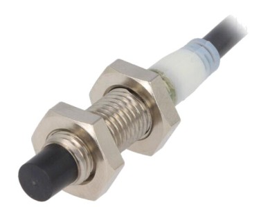 Senzor inductiv OMRON M8 PNP NO 0-4mm 12-24V IP67 cablu 5m foto