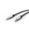 Cablu audio jack stereo 3.5 mm tata - 3.5 mm tata dublu ecranat 3m Goobay Plus