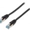 Patch Cord S/FTP 6a Negru 2m Cu 27AWG IP20