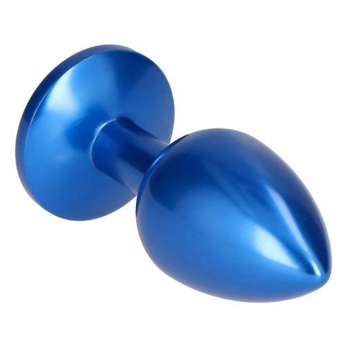 Dopuri cu bijuterie - Toyz4Lovers Secretul Ascuns Dop Anal cu Bijuterie Albastru Elegant si Luxos O Sclipire de Senzualitate