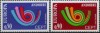 S3 - Andorra fr.1973 - Europa-cept 2v. neuzat,perfecta stare, Nestampilat