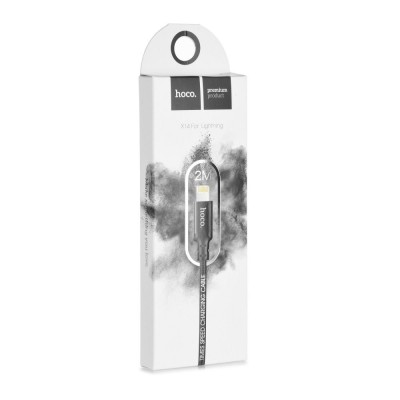 Cablu USB Hoco X14, USB-A la Lightning, 2m, Negru foto