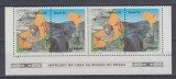 BRAZILIA 1992 FAUNA DIN PARCUL NATIONAL-PATRIMONIUL CULTURAL STRAIF 2 SERII MNH, Nestampilat