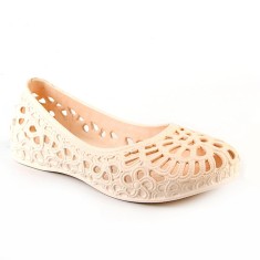 Balerini, spuma EVA, bej, marimea 40, Jose Amorales