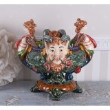 Majolica din portelan pictata manual OAP042, Decorative