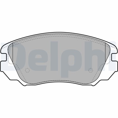 DELPHI LP2080 set placute frana,frana disc foto