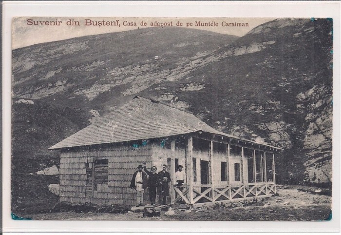 Carte postala circulata din perioada interbelica Busteni