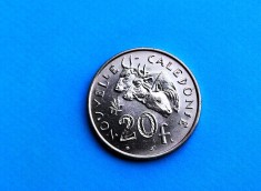 20 Francs 1970 Noua Caledonie-stare buna-RAR