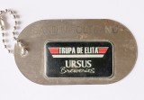 PLACUTA DE INDENTIFICARE NOMINALIZATA TRUPA DE ELITA BREWERIES 65 /35 MM DOG TAG ( CITITI DESCRIEREA )