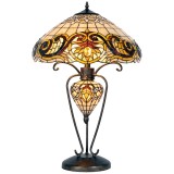 Veioza decorativa sticla polirasina Tiffany 46x76 cm