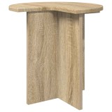 vidaXL Masă laterală Stejar Sonoma &Oslash; 39 x 38 cm Lemn prelucrat 8001083