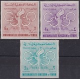 YEMEN, SPORT TOKYO - SERIE COMPLETĂ MNH