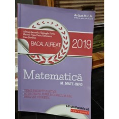 Matematica, bacalaureat 2019 - Adrian Zanoschi