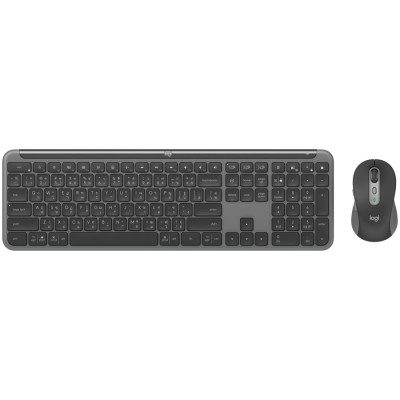 LOGITECH Signature Slim Combo MK950 - GRAPHITE - US INTL - 2.4GHZ/BT- INTNL-973 &amp;quot;920-012490&amp;quot; (timbru verde 0.8 lei) foto