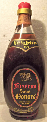 L.F.nr 7 - Landy Freres brandy - RISERVA SAINT HONORE- ani 1950/60 l.1, gr 40,5 foto