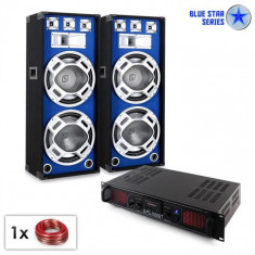 Electronic-Star PA Set Blue Star Series &amp;amp;quot;Beatsound Bluetooth MP3&amp;amp;quot; 1500W foto