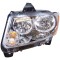 Far Jeep Grand Cherokee (Wk2) 07.2010-07.2013, Stanga, tip bec H11+Hb3, reglaj manual, Varianta pentru SUA, SAE, TYC, 55079379AC, 55079379AD