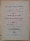 Aplicarea metodei A. Baudouin si J. Lewin pentru dozarea lactozei/ 1930