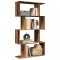 vidaXL Bibliotecă/separator 4 niveluri lemn vechi 70x24x129cm lemn 858109